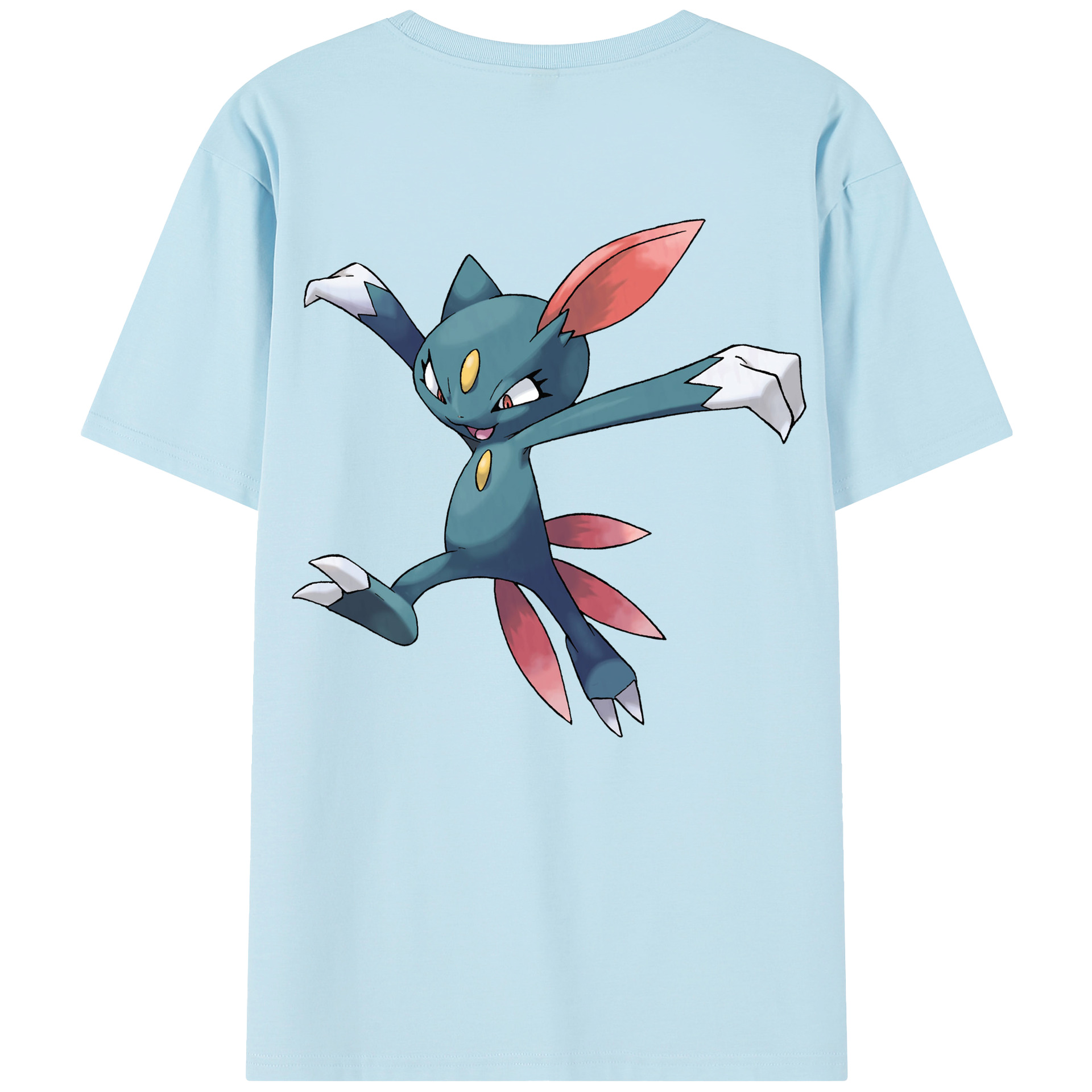 （画像用） ポケットモンスター Pokémon 綿100％半袖Tシャツ（背面プリント）